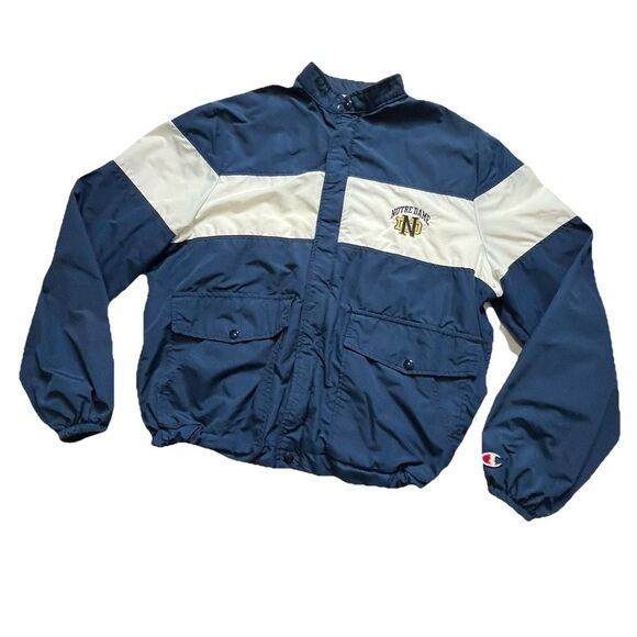 Notre Dame Fighting Irish Vintage 80s Champion Windbreaker Medium - Picture 3 of 10